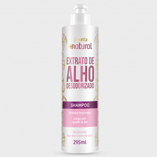 Shampoo Extrato Natural De Alho 295ml